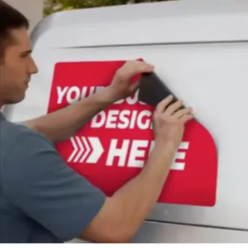 Custom Removable Vinyl Magnet Sticker for Car Decoration