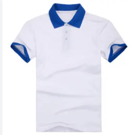 Blue Collar Polo Shirt  (Front Logo, Small (18w x 24h inches))