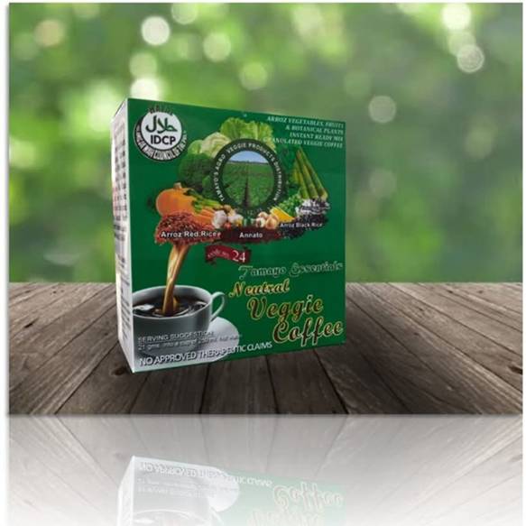 [862664-863304] 24 in 1 Veggie Coffee (10 Sachets)